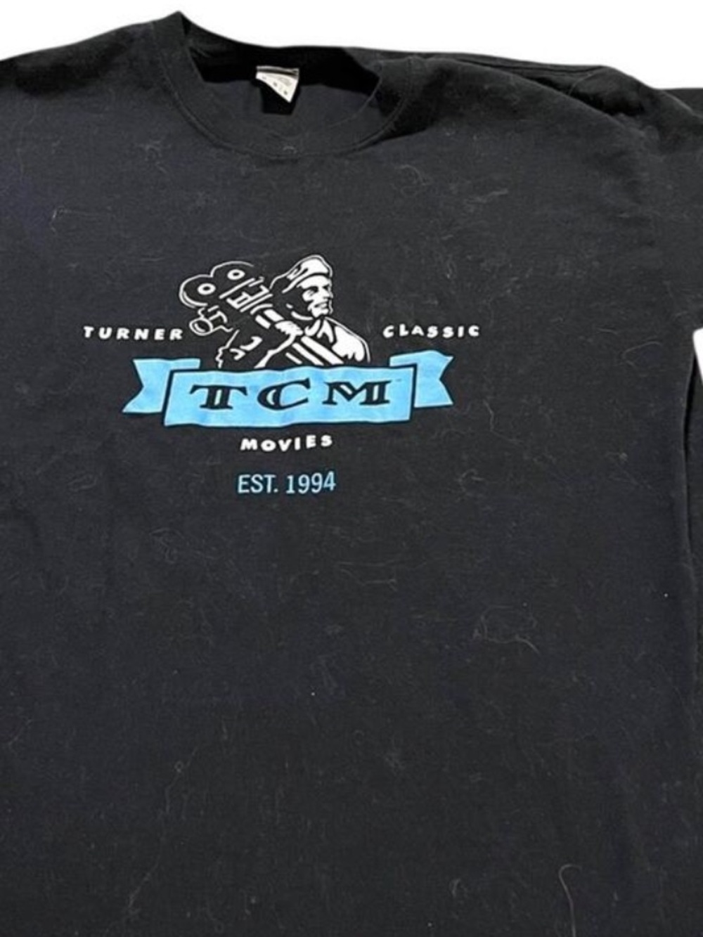 GILDAN TURNER CLASSIC MOVIES  Black T-Shirt Men’s Size Medium 3140-9